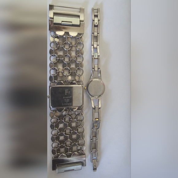 Two Fossil watch bundle 7 inches in great working condition ES_1492 & ES_9495 - Picture 5 of 6